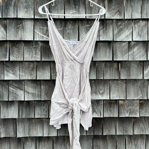 Tobi gray lightweight mini with wrap